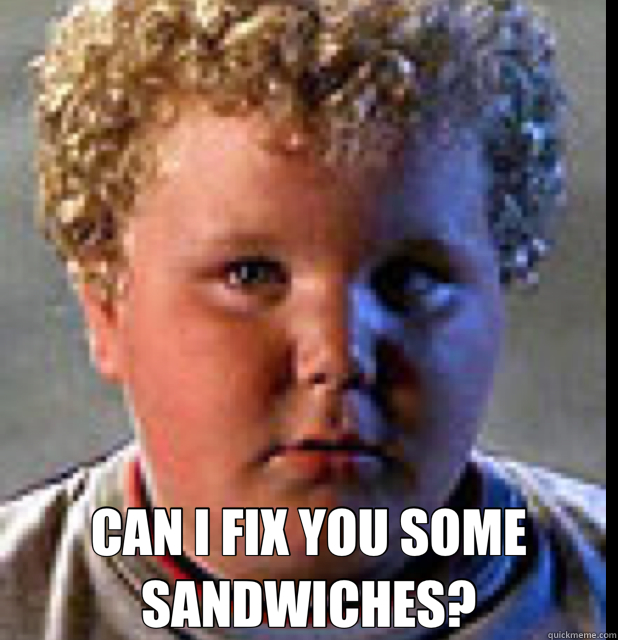  CAN I FIX YOU SOME SANDWICHES? -  CAN I FIX YOU SOME SANDWICHES?  sandwich