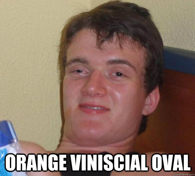  orange viniscial oval  10 Guy