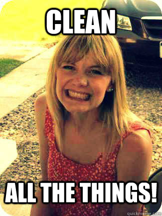 Clean all the things! - Clean all the things!  Alex