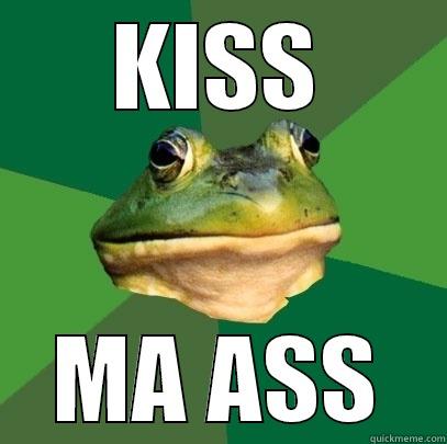 KISS MA ASS Foul Bachelor Frog