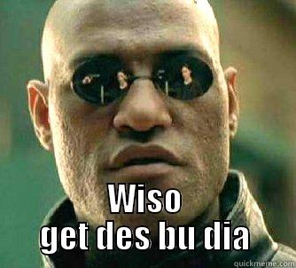  WISO GET DES BU DIA Matrix Morpheus