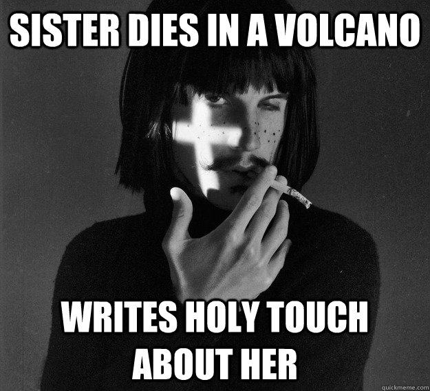 Sister dies In a Volcano Writes Holy touch about her  