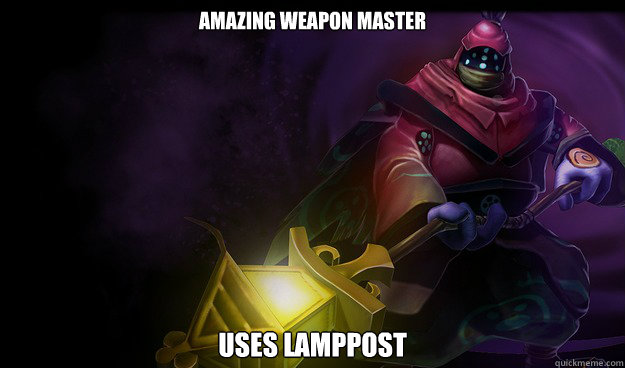 Amazing Weapon Master Uses Lamppost  Scumbag Jax