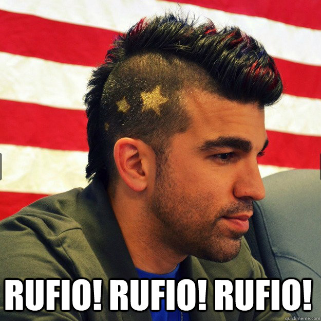  RUFIO! Rufio! Rufio! -  RUFIO! Rufio! Rufio!  NASA Mohawk Guy