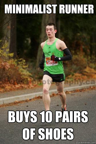 Minimalist Runner Buys 10 pairs of shoes - Minimalist Runner Buys 10 pairs of shoes  Tim Smith