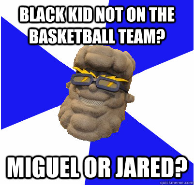 black kid not on the basketball team? Miguel or jared? - black kid not on the basketball team? Miguel or jared?  UNEmes
