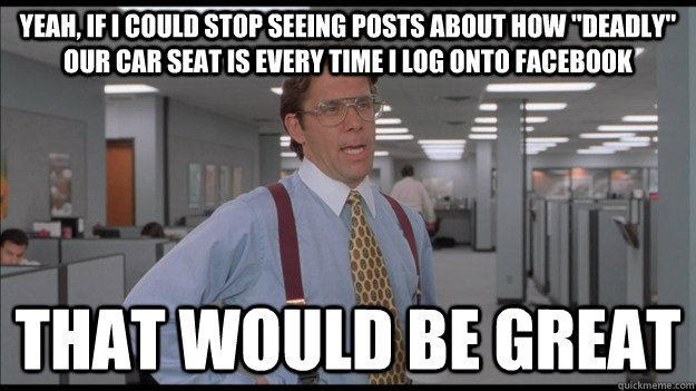 Yeah, if I could stop seeing posts about how 
