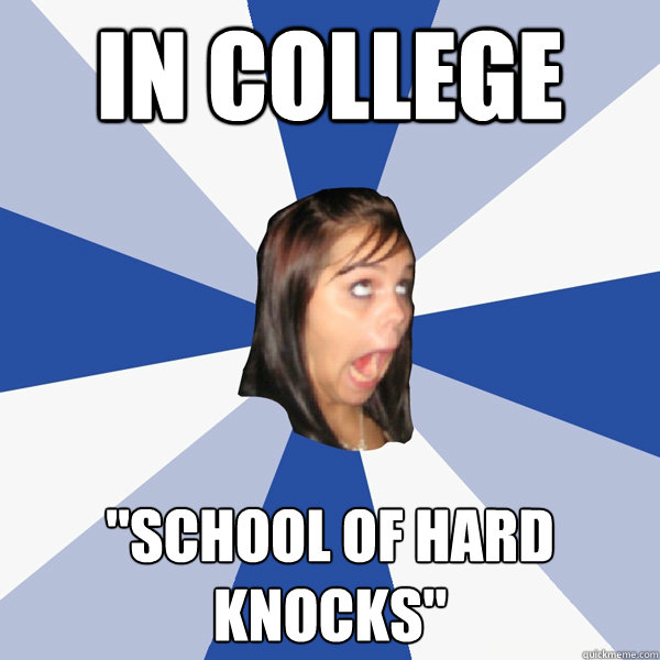 in college 