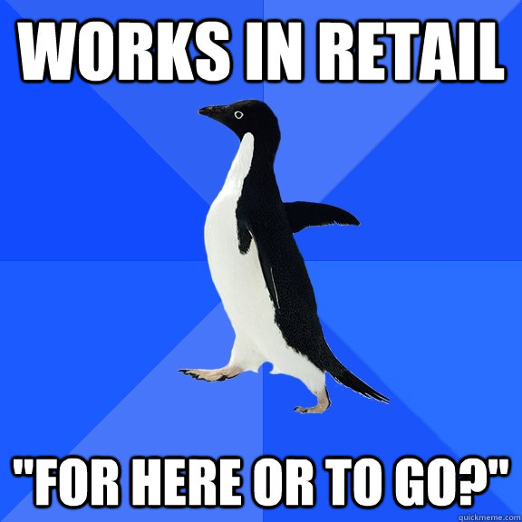 works in retail 