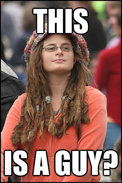 This IS A guy?  College Liberal