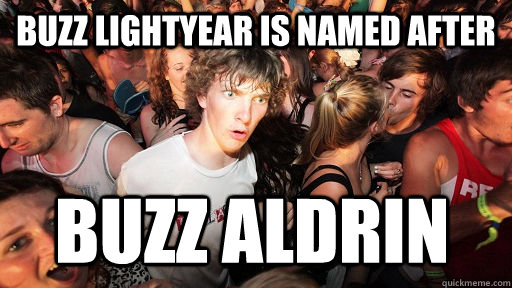 Buzz Lightyear is named after Buzz Aldrin  Sudden Clarity Clarence