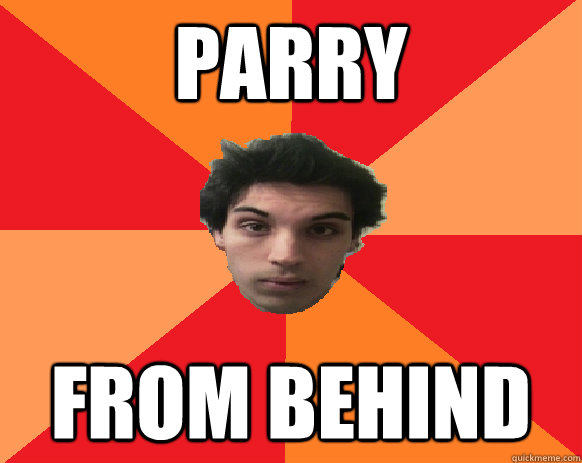 Parry from behind  Idiot WoW player
