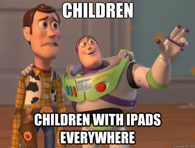 CHILDREN CHILDREN WITH ipads everywhere - CHILDREN CHILDREN WITH ipads everywhere  Toy Story