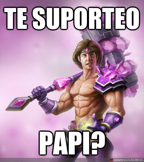 TE suporteo papi? - TE suporteo papi?  pink taric