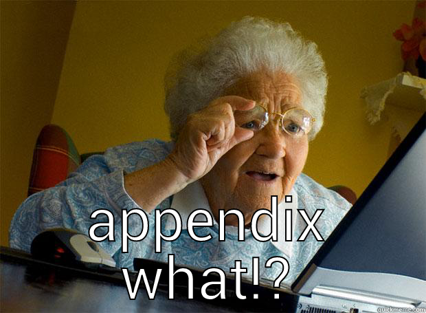  APPENDIX WHAT!? Grandma finds the Internet