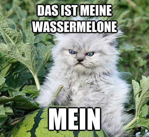 Das ist meine Wassermelone Mein  