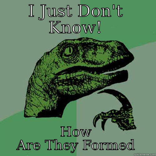 I JUST DON'T KNOW! HOW ARE THEY FORMED Philosoraptor