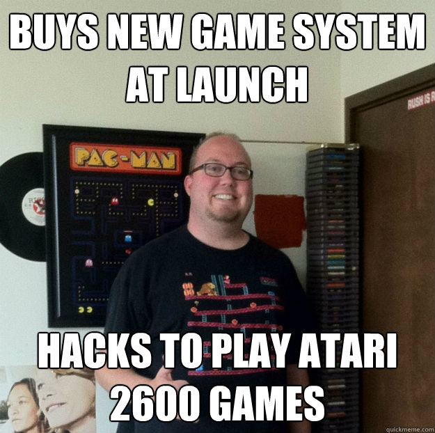 Buys New Game System at launch hacks to play atari 2600 games  Impractical Retro Gamer