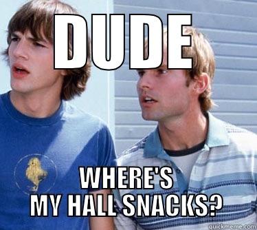 DUDE WHERE'S MY HALL SNACKS? Misc
