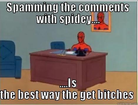 SPAMMING THE COMMENTS WITH SPIDEY.... ....IS THE BEST WAY THE GET BITCHES  Spiderman Desk