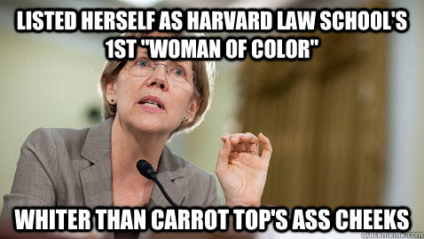 Listed herself as harvard law school's 1st 