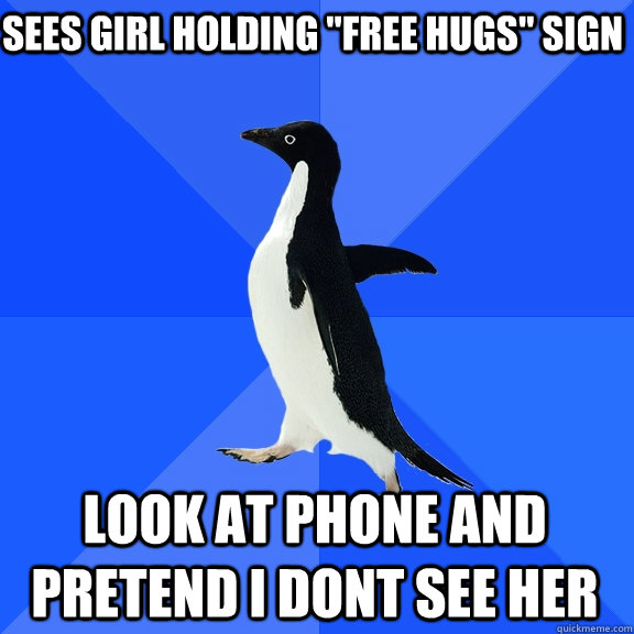 Sees girl holding 