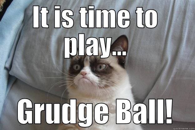 IT IS TIME TO PLAY... GRUDGE BALL! Grumpy Cat