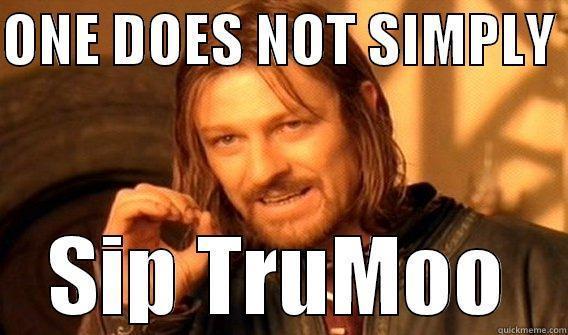 ONE DOES NOT SIMPLY  SIP TRUMOO One Does Not Simply