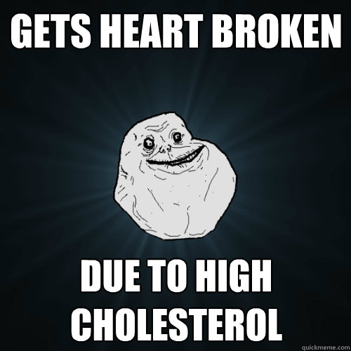 Gets Heart Broken Due to high Cholesterol  Forever Alone