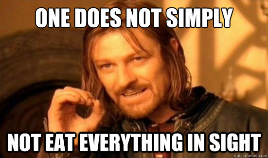 One Does Not Simply not eat everything in sight  Boromir