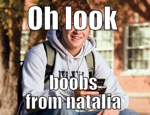 OH LOOK BOOBS FROM NATALIA College Freshman