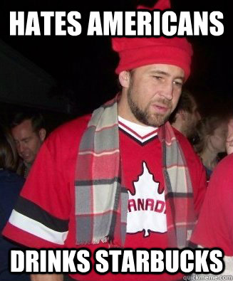 Hates Americans Drinks Starbucks  