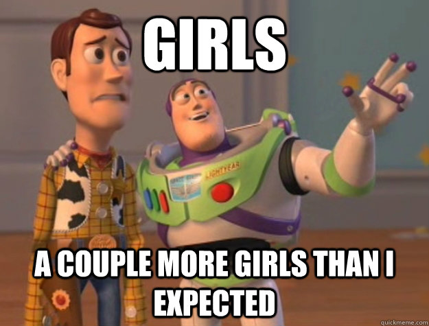 girls A couple more girls than I expected - girls A couple more girls than I expected  Buzz Lightyear