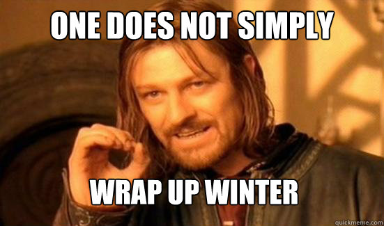 One Does Not Simply wrap up winter  Boromir