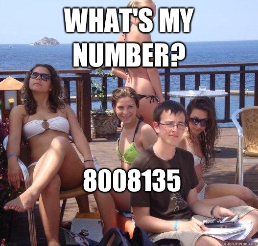What's my number? 8008135  Priority Peter