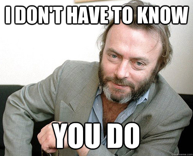 i don't have to know you do - i don't have to know you do  Misc