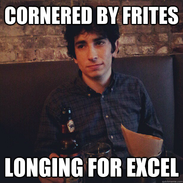 cornered by frites longing for excel - cornered by frites longing for excel  Empotengarten
