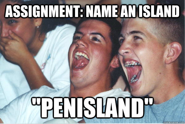 Assignment: Name an Island 