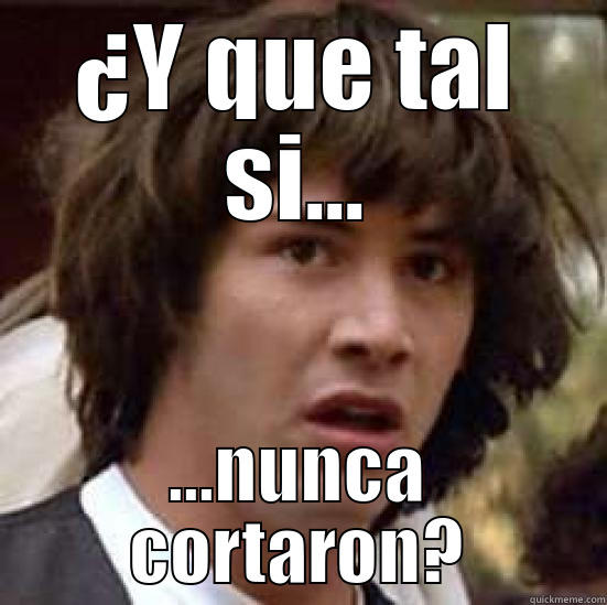 ¿Y QUE TAL SI... ...NUNCA CORTARON? conspiracy keanu