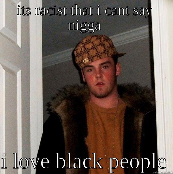 ITS RACIST THAT I CANT SAY NIGGA  I LOVE BLACK PEOPLE Scumbag Steve