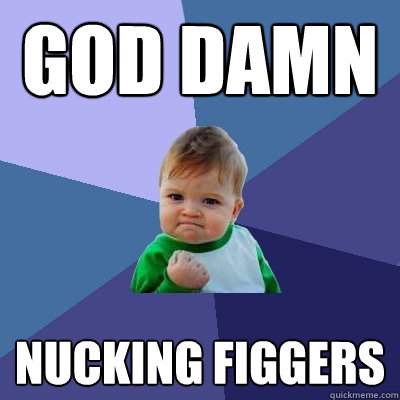 god damn nucking figgers - god damn nucking figgers  Success Kid