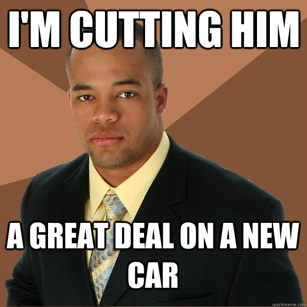 I'm cutting him a great deal on a new car  Successful Black Man