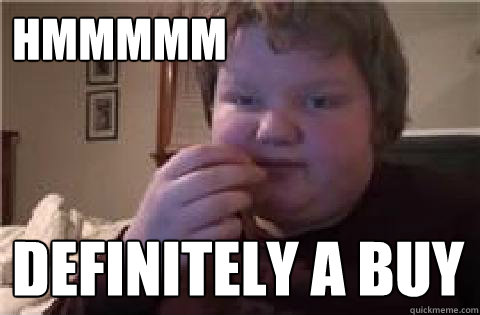 HMMMMM DEFINITeLY a buy  Food Reviewer