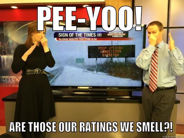 PEE-YOO! ARE THOSE OUR RATINGS WE SMELL?! Misc