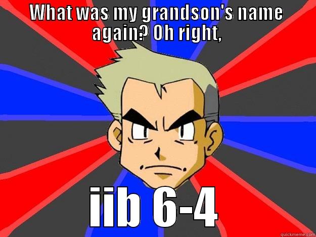 Music stuff - WHAT WAS MY GRANDSON'S NAME AGAIN? OH RIGHT, IIB 6-4 Professor Oak