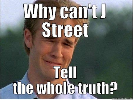 WHY CAN'T J STREET TELL THE WHOLE TRUTH? 1990s Problems