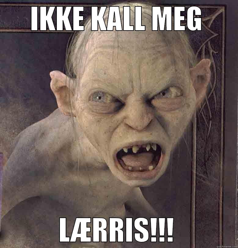 IKKE KALL MEG LÆRRIS!!! Misc