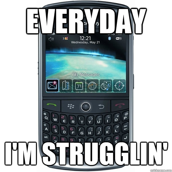 BlackBerry down again memes quickmeme