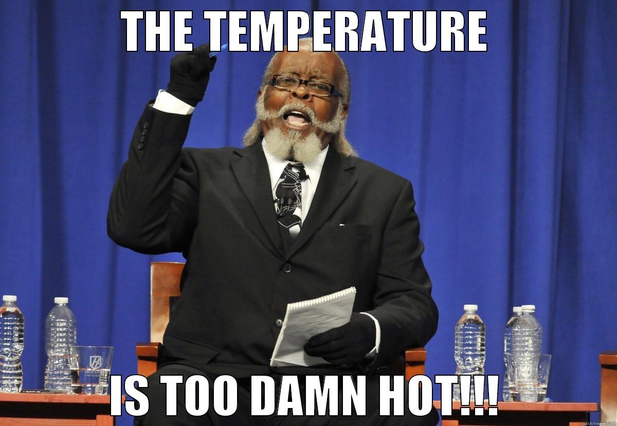 THE TEMPERATURE IS TOO DAMN HOT!!! Misc