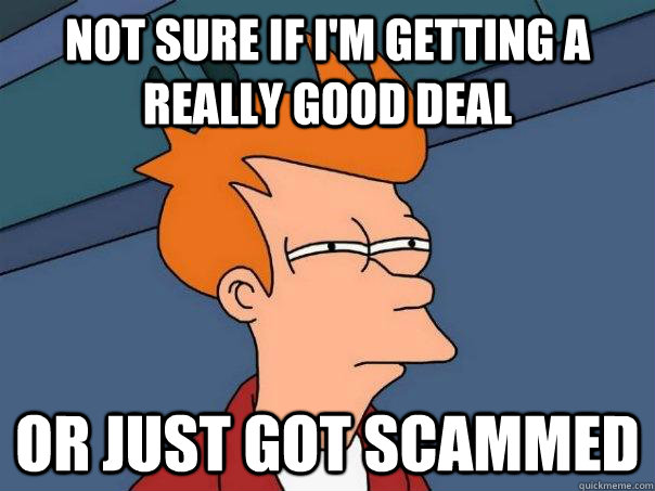 Not sure if i'm getting a really good deal Or just got scammed  Futurama Fry